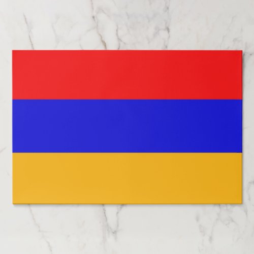 Tearaway paper pad with Flag of Armenia