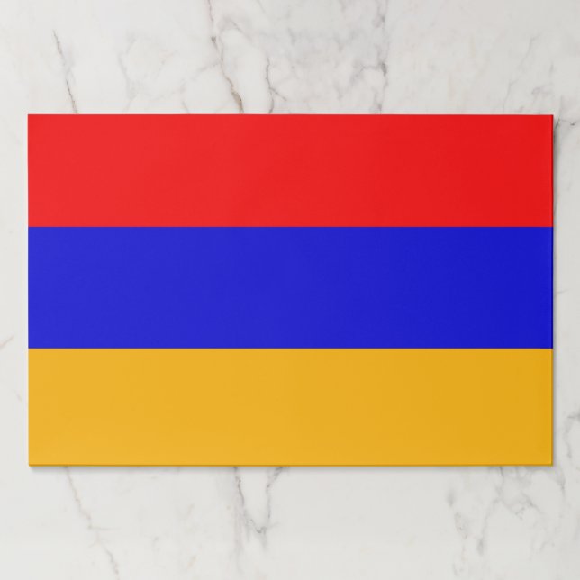 Tearaway paper pad with Flag of Armenia (Front)