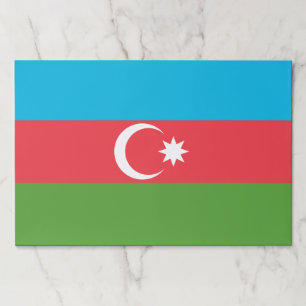 Tearaway paper pad with Flag of Azerbaijan