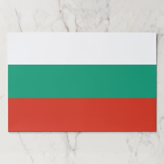 Tearaway paper pad with Flag of Bulgaria (Front)