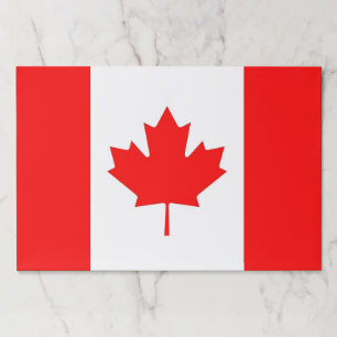 Tearaway paper pad with Flag of Canada