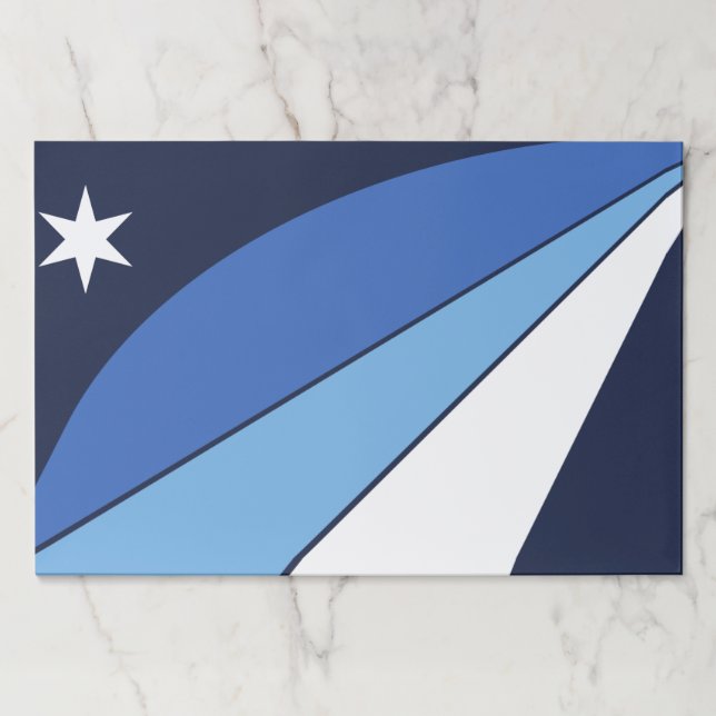 Tearaway paper pad with Flag of Columbia (Front)