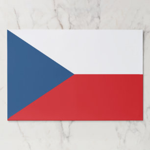 Tearaway paper pad with Flag of Czechia