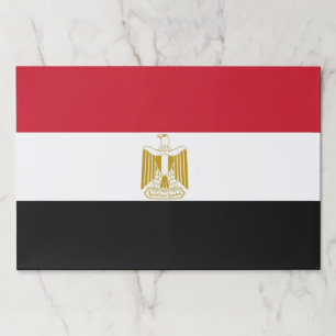Tearaway paper pad with Flag of Egypt