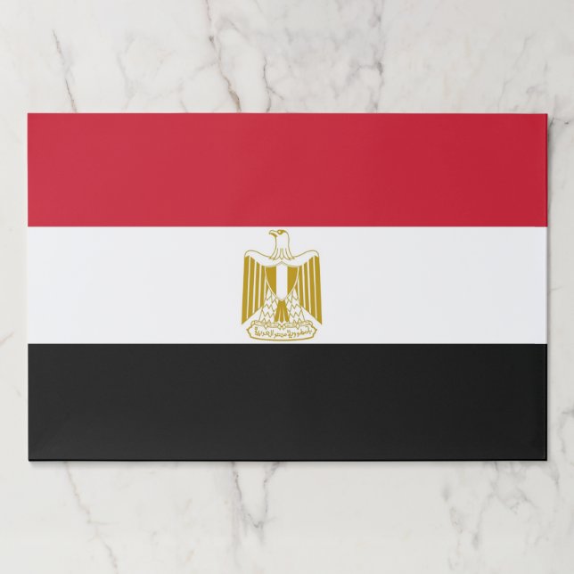 Tearaway paper pad with Flag of Egypt (Front)