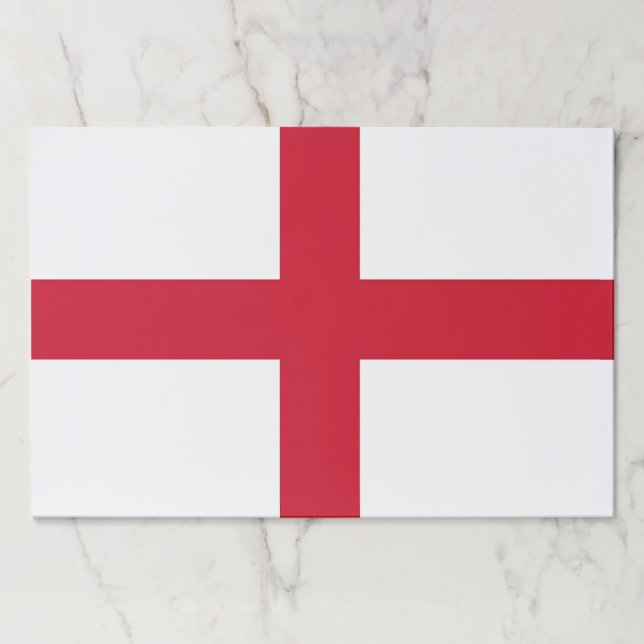 Tearaway paper pad with Flag of England (Front)