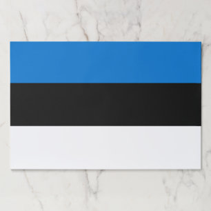Tearaway paper pad with Flag of Estonia