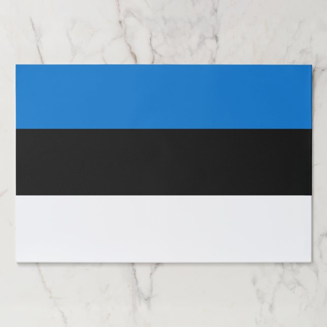Tearaway paper pad with Flag of Estonia (Front)