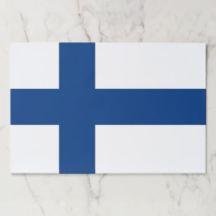 Tearaway paper pad with Flag of Finland