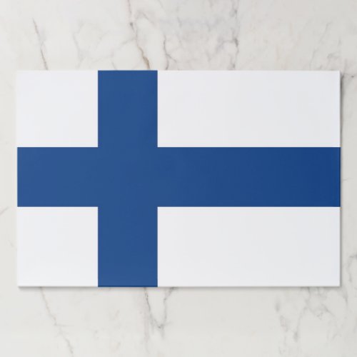 Tearaway paper pad with Flag of Finland