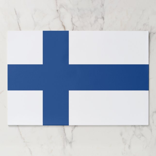 Tearaway paper pad with Flag of Finland (Front)