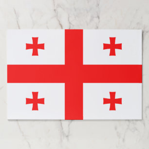 Tearaway paper pad with Flag of Georgia