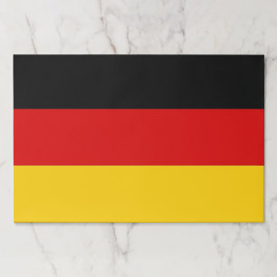 Tearaway paper pad with Flag of Germany
