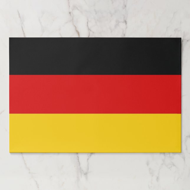 Tearaway paper pad with Flag of Germany (Front)
