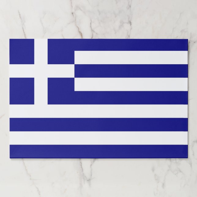 Tearaway paper pad with Flag of Greece (Front)