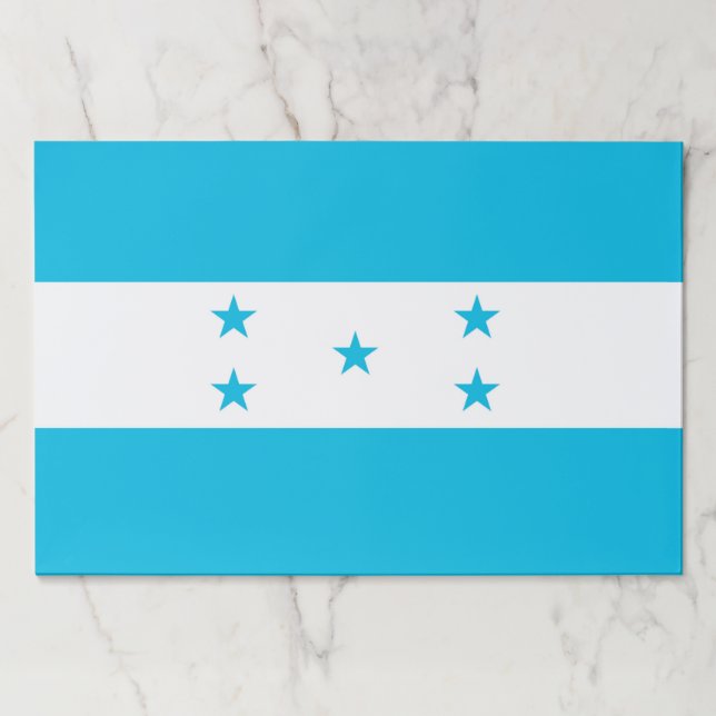 Tearaway paper pad with Flag of Honduras (Front)