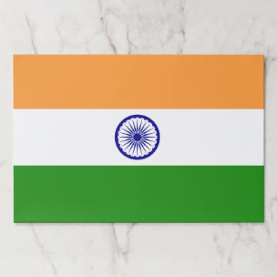 Tearaway paper pad with Flag of India