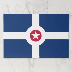Tearaway paper pad with Flag of Indianapolis, USA
