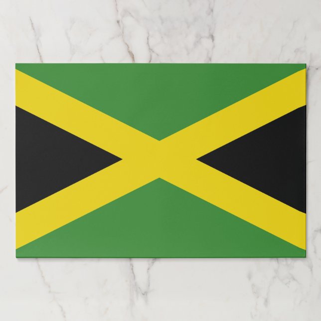 Tearaway paper pad with Flag of Jamaica (Front)