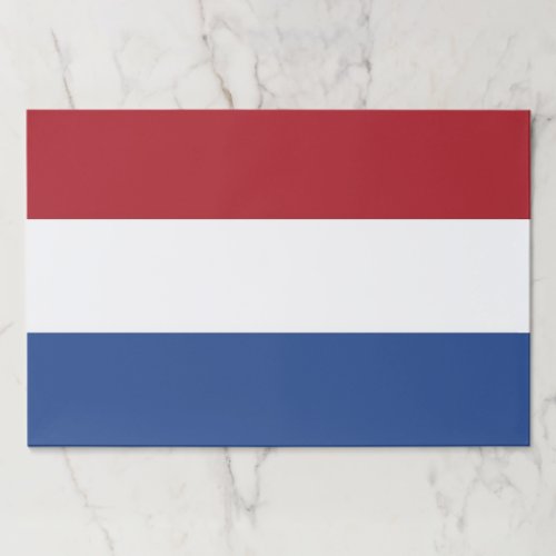 Tearaway paper pad with Flag of Netherlands