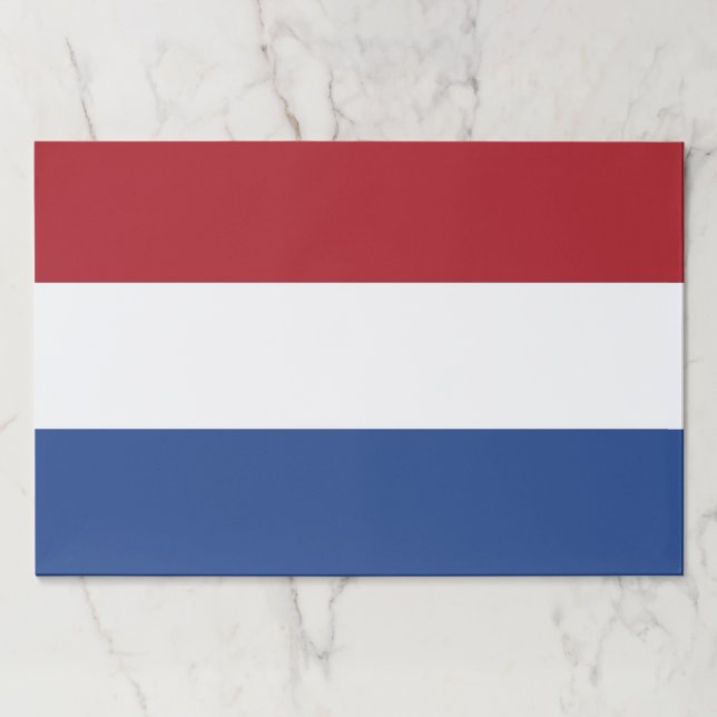 Tearaway paper pad with Flag of Netherlands (Front)