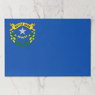 Tearaway paper pad with Flag of Nevada, USA