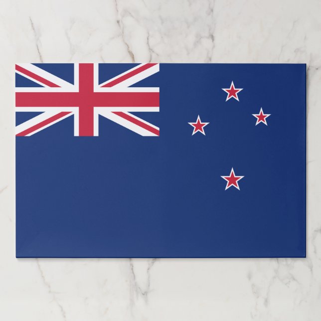 Tearaway paper pad with Flag of New Zealand (Front)