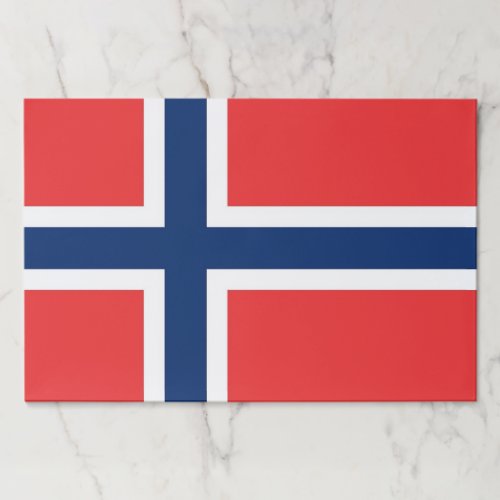 Tearaway paper pad with Flag of Norway