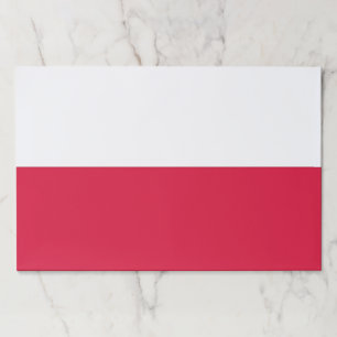 Tearaway paper pad with Flag of Poland