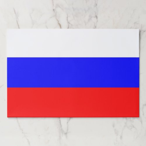 Tearaway paper pad with Flag of Russia