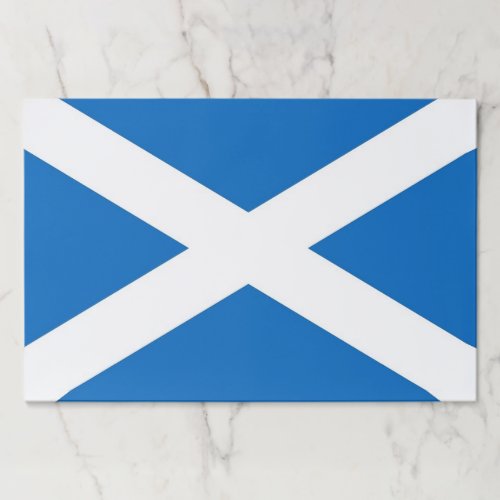 Tearaway paper pad with Flag of Scotland
