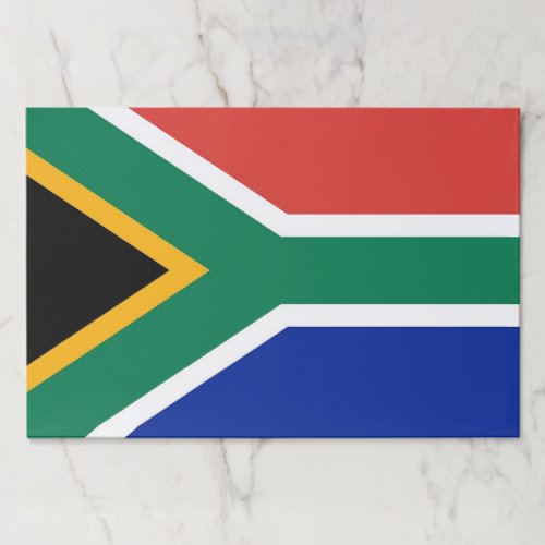 Tearaway paper pad with Flag of South Africa