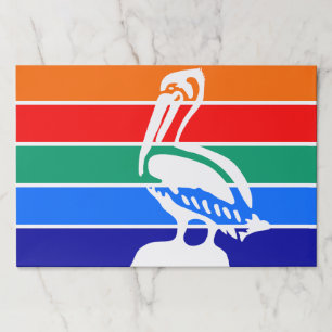 Tearaway paper pad with Flag of St. Petersburg