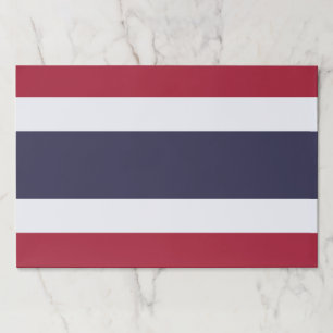 Tearaway paper pad with Flag of Thailand
