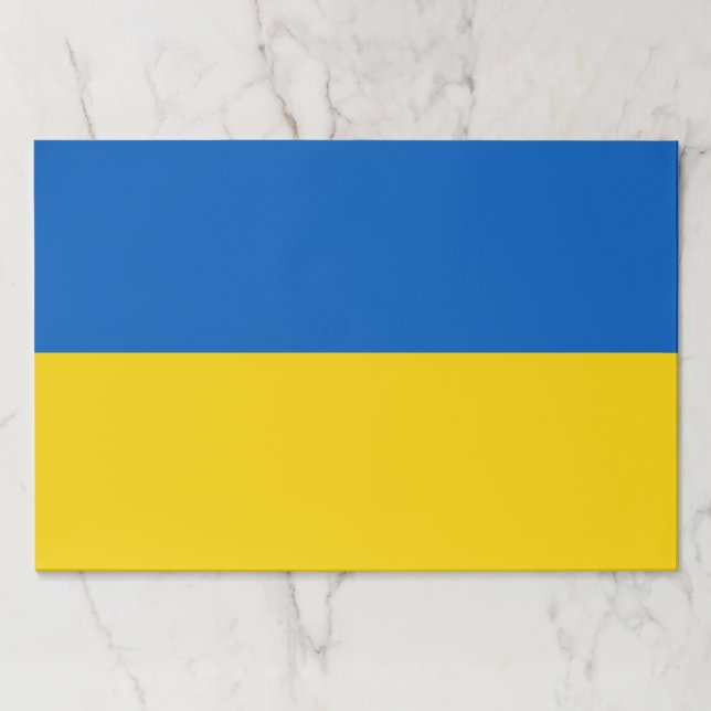 Tearaway paper pad with Flag of Ukraine (Front)