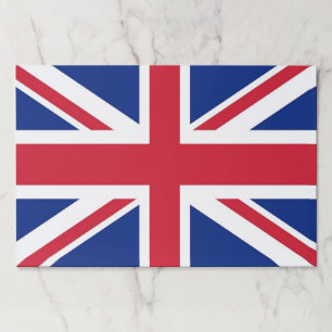 Tearaway paper pad with Flag of United Kingdom