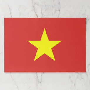 Tearaway paper pad with Flag of Vietnam