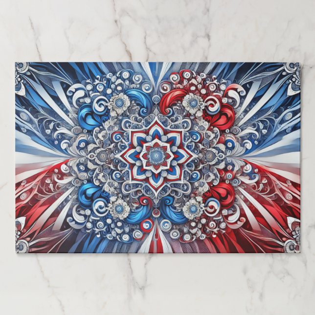 Tearaway paper pad with French Colors (Front)