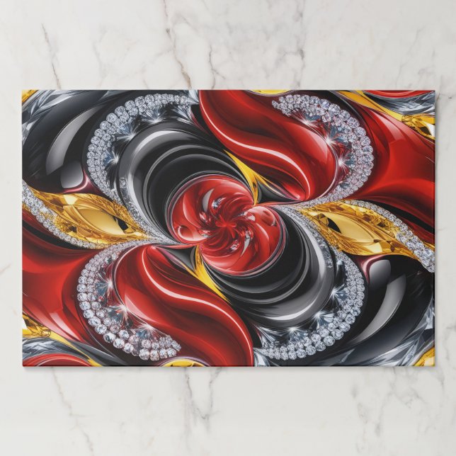 Tearaway paper pad with Gernan Colors (Front)