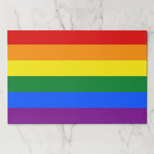 Tearaway paper pad with Pride Flag of LGBT