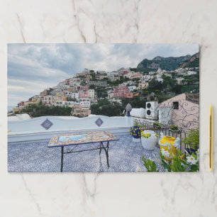Tearaway paper placemats. Amalfi Coast Pad