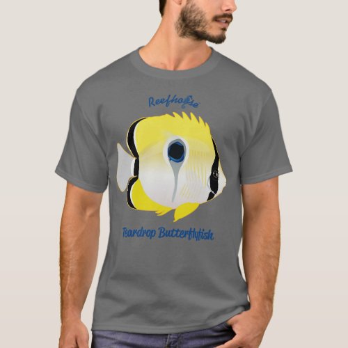Teardrop Butterflyfish T_Shirt