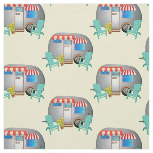 Teardrop Caravan Camper Thunder_Cove Fabric