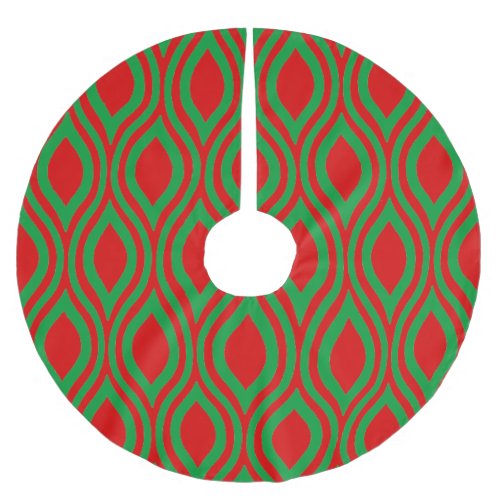 Teardrop Geometric by Cheryl Daniels Brushed Polyester Tree Skirt