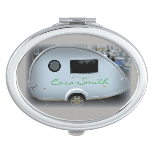 Teardrop gypsy caravan happy glamping vanity mirror