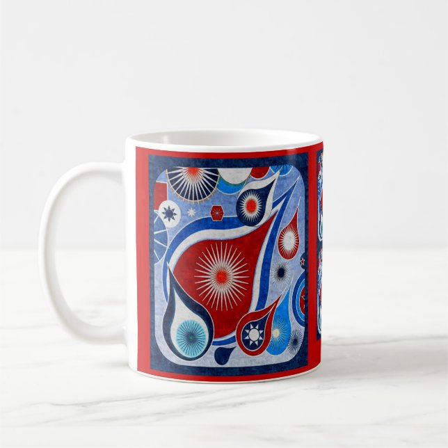 teardrop sky coffee mug (Left)