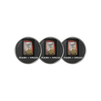 Tears equals smiles golf ball marker