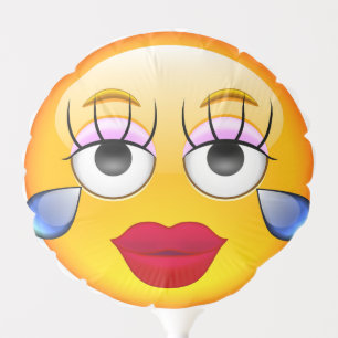 Tears Face Emoji Balloon