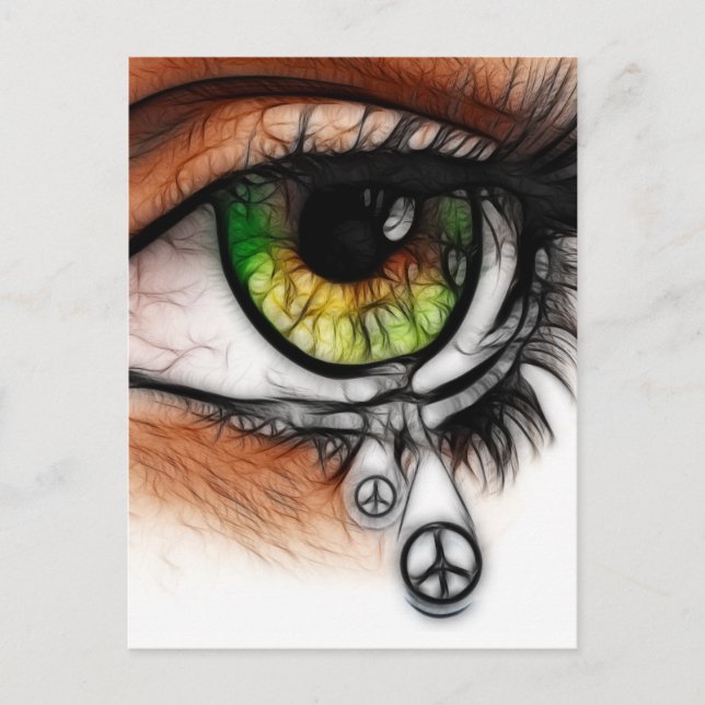 Tears For Peace Postcard (Front)