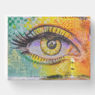 Tears from the Faucet of Life Wooden Box Sign